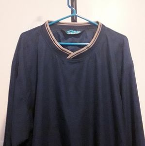 TRI MOUNTAIN NAVY BLUE WINDBREAKER.  SIZE 2XLT